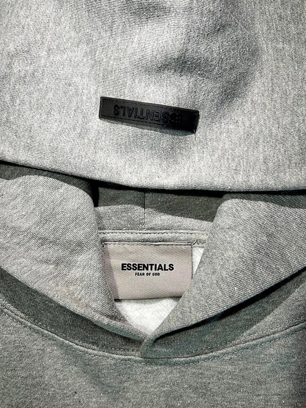 Fear of God Essentials Fleece Hoodie Gray